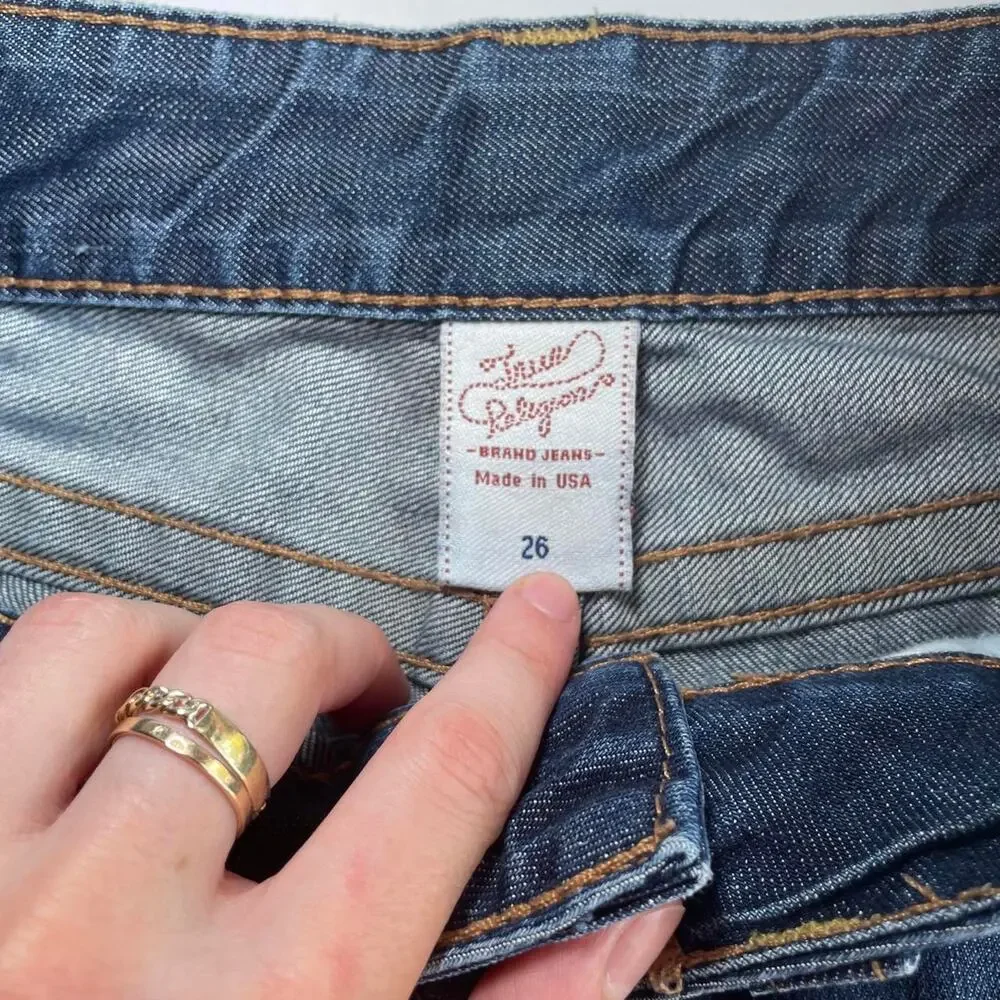Title: Vintage True Religion Low Rise Flare Jeans Size 26
